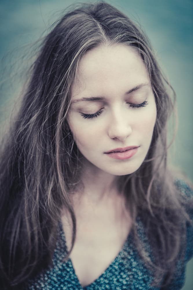 Dreamy Young Woman by Magdalena Russocka — canvas wall art