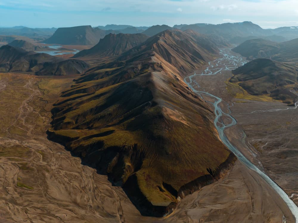 Epic Mountain River Valley by Jure Kravanja — canvas wall art