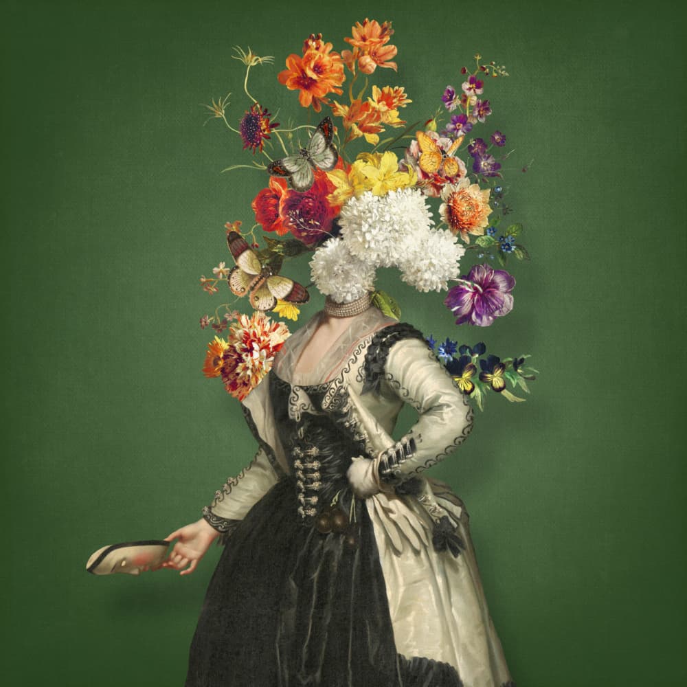 Baroque Floral Lady