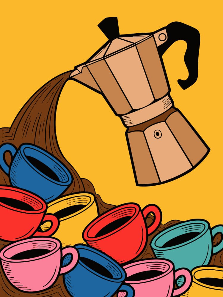 Brewing Morning Coffee by Andreas Magnusson — canvas wall art