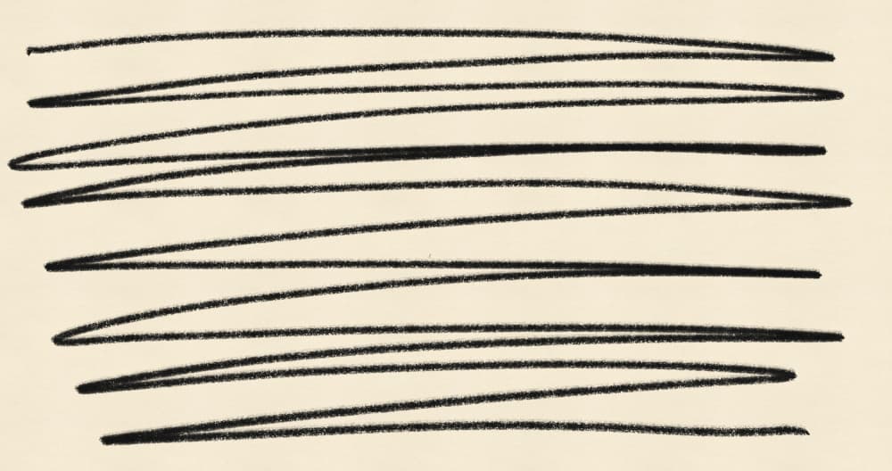 Wavy Black Lines by Nicholas — canvas wall art