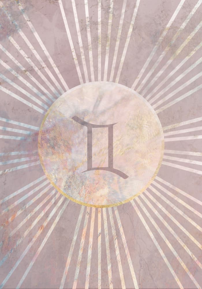 Celestial Gemini Radiance by Sarah Manovski — canvas wall art