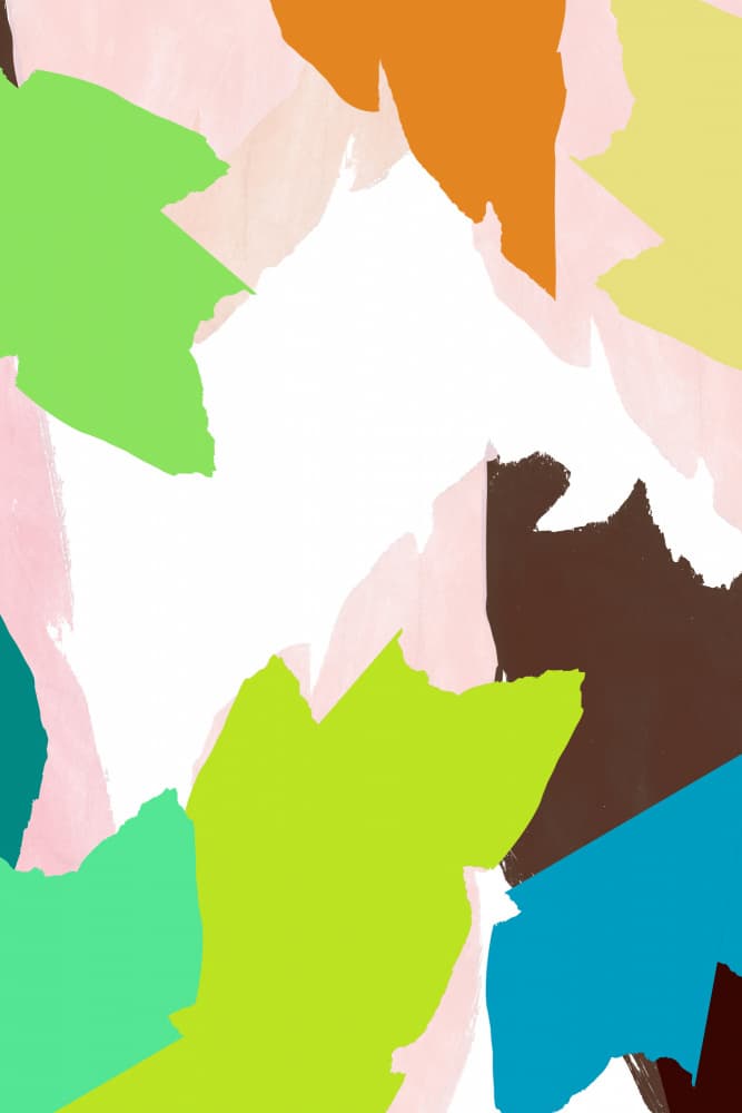 Colorful Abstract Shapes by cartissi — canvas wall art