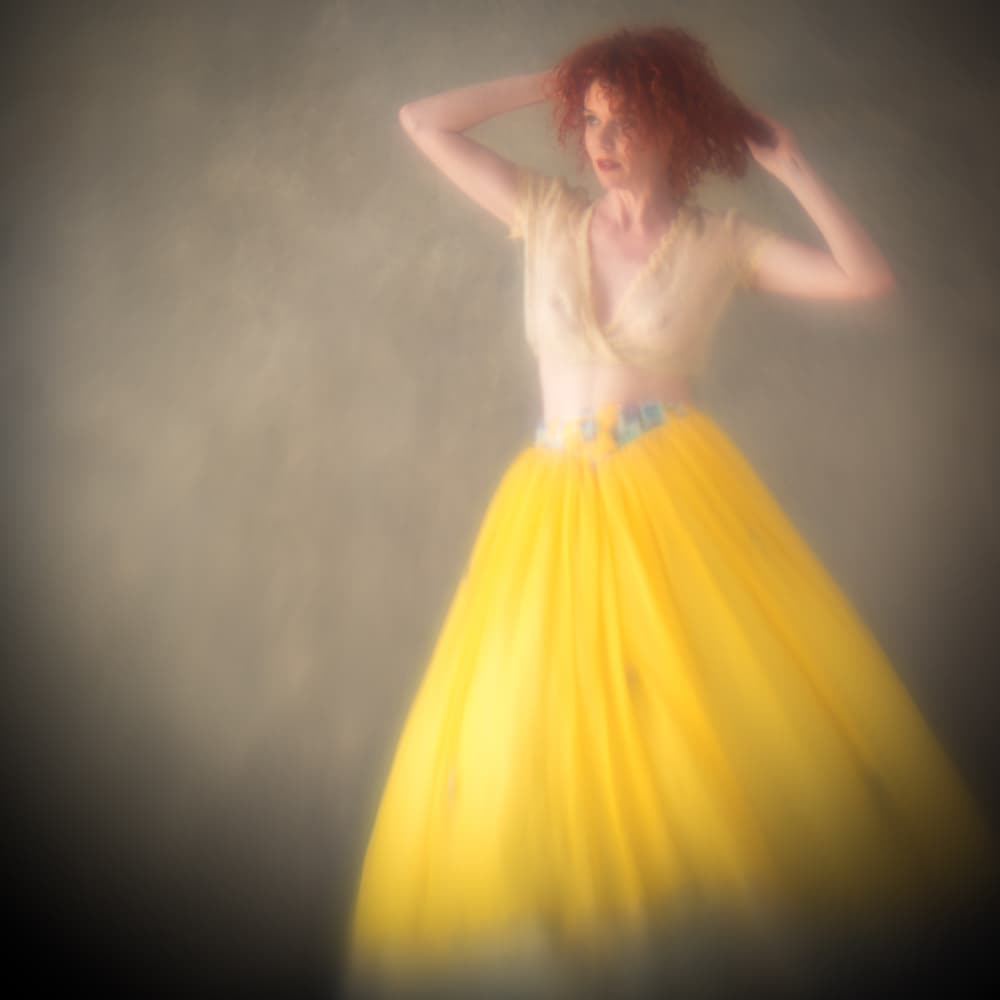 Ethereal Redhead Portrait by Mel Brackstone — canvas wall art