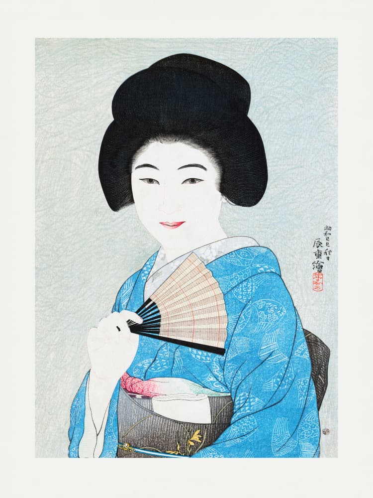 Japanese Woman (1929) by Yamanaka Kodo — canvas wall art