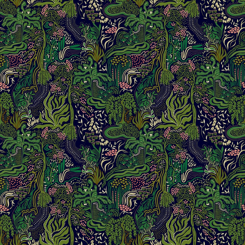 Lush Botanical Forest by Josie George — canvas wall art