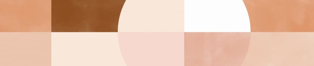 Soft Geometric Reflections by Elena Ristova — canvas wall art