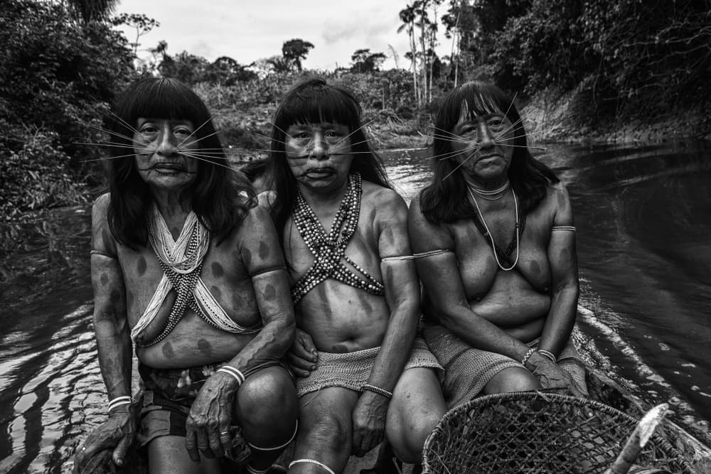 Amazon Tribal Women by Pavol Stranak — canvas wall art