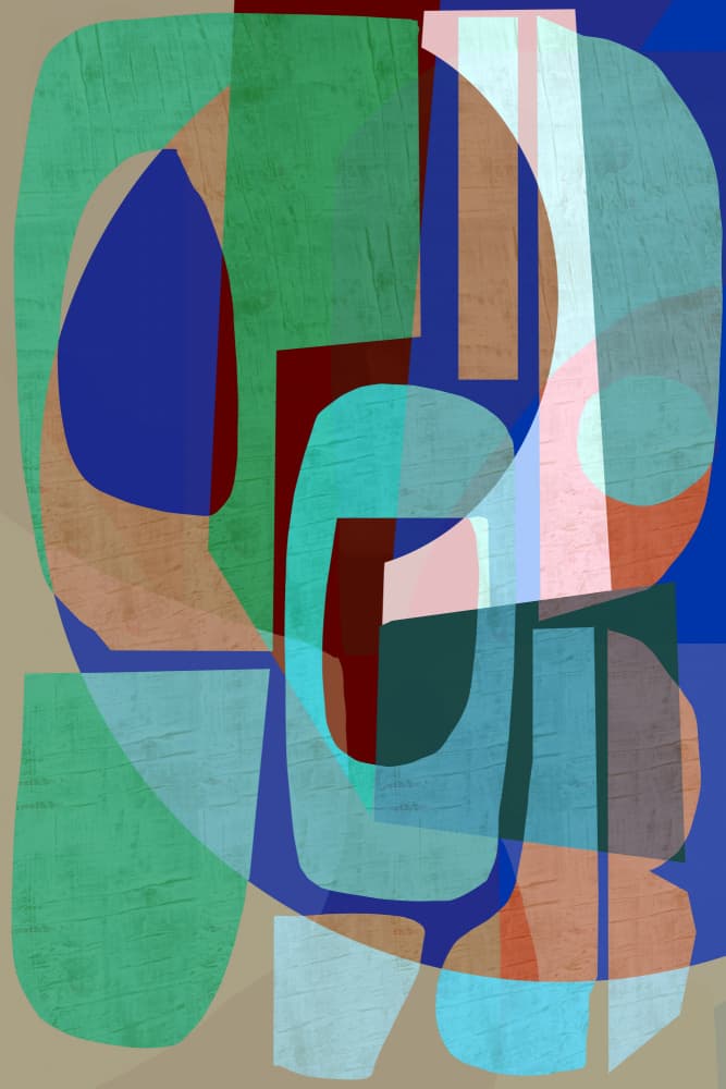Fluid Abstract Shapes by cartissi — canvas wall art