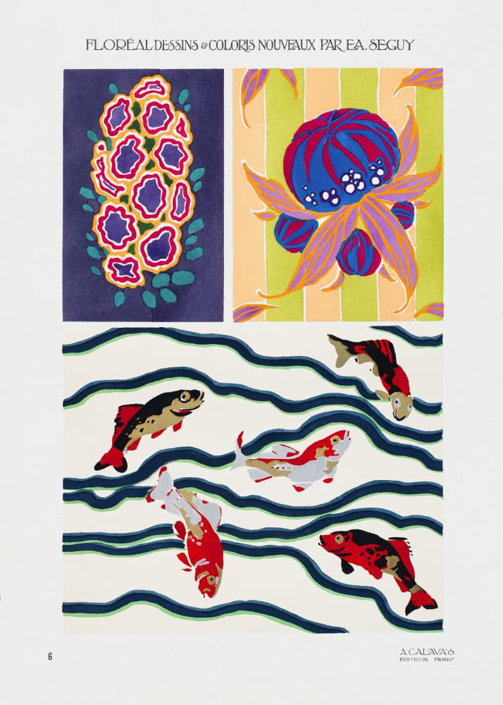 Pattern 06 by Emile Alain Seguy — canvas wall art