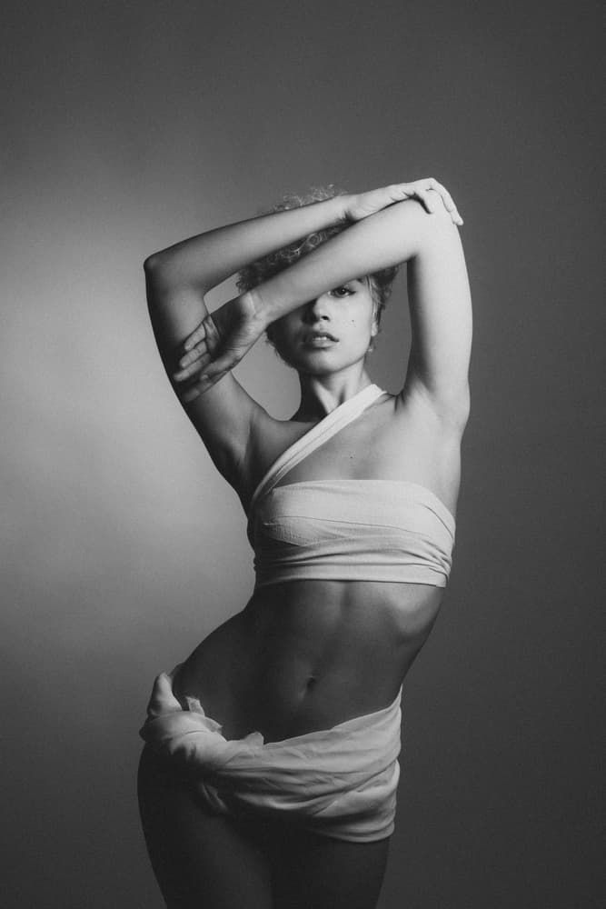 Sensual Wrapped Woman by Artem Vasilenko — canvas wall art