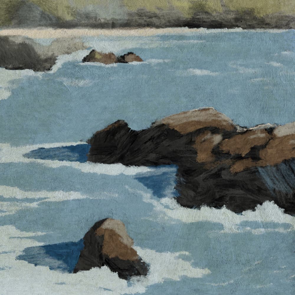 Cliff View by Dan Hobday — canvas wall art