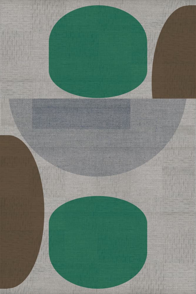 Organic Geometric Balance by cartissi — canvas wall art