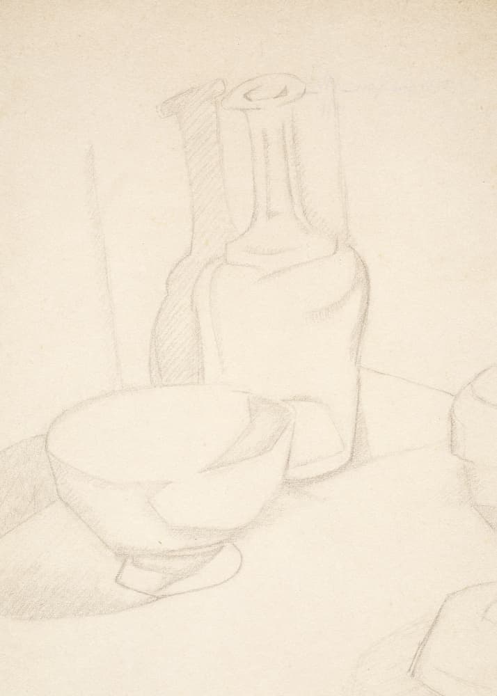 Bowl and Carafe (1911) by Juan Gris — canvas wall art