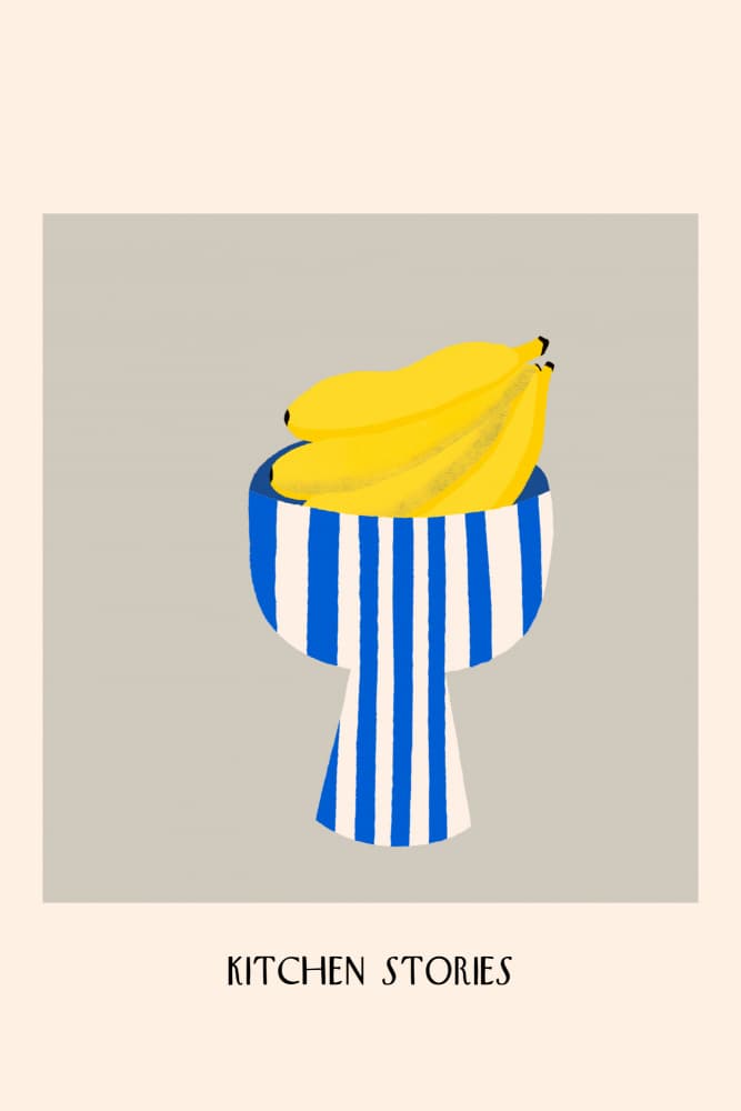 Bananas by Treechild — canvas wall art