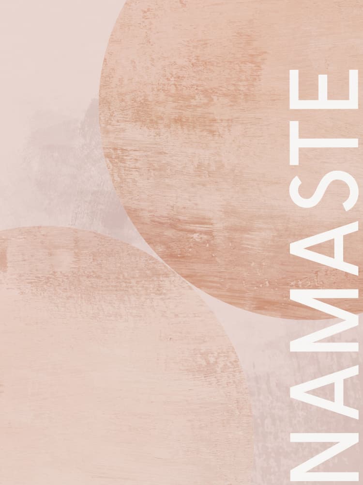 Namaste by Treechild — canvas wall art