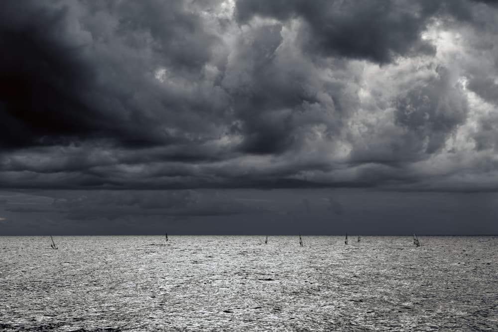 Dramatic Ocean Storm by Tal Paz-Fridman — canvas wall art