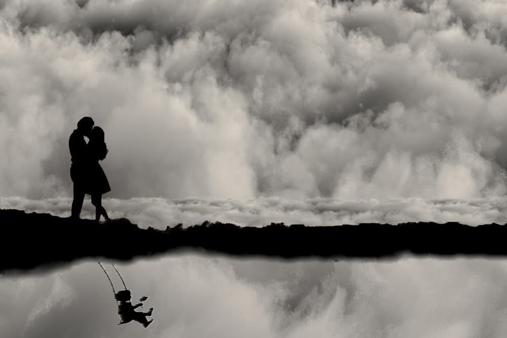 Love Above Clouds by Ciupureanu Dan — canvas wall art