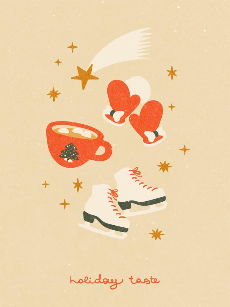 Holiday Taste by NKTN — canvas wall art