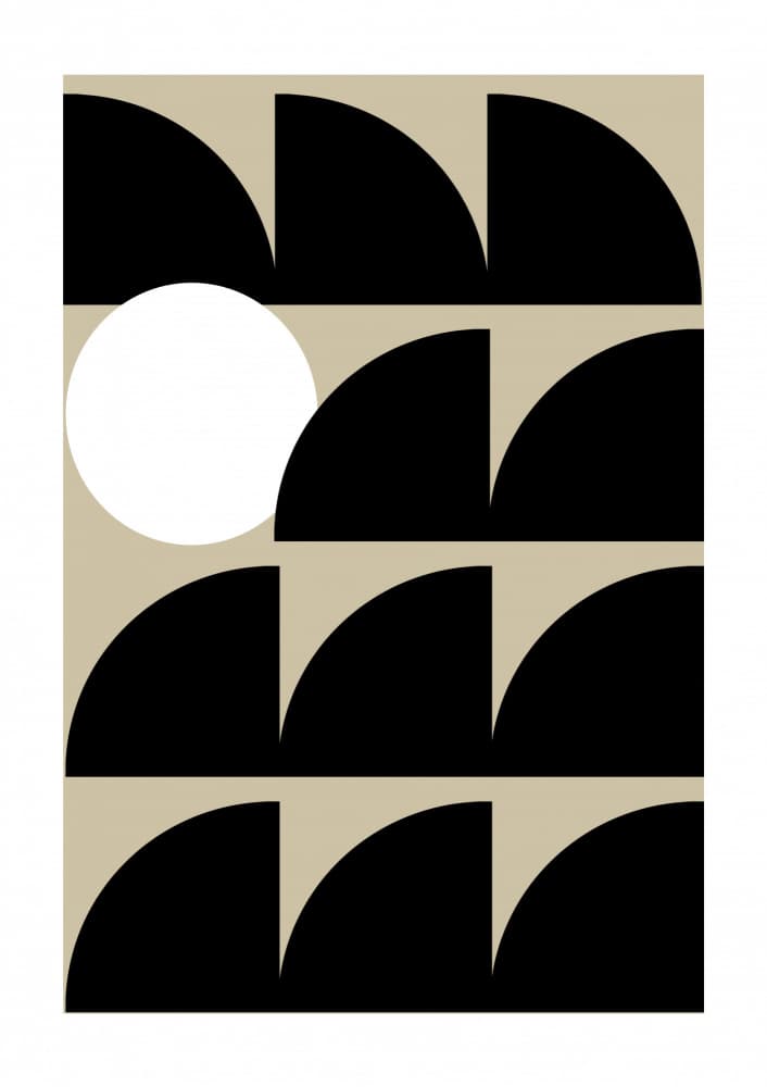 Abstract Geometric Forms by Frances Collett — canvas wall art