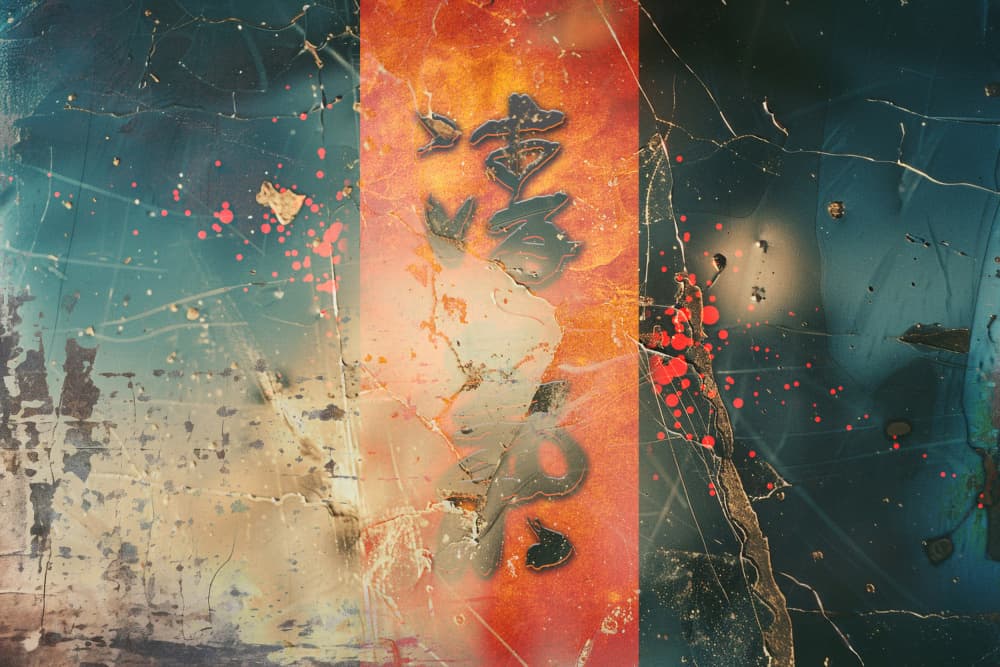 Distressed Chinese Fortune by Rafal Kulik — canvas wall art