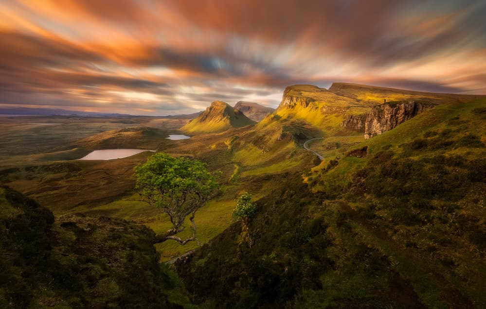 Golden Hills Landscape Vista by Tomasz Rojek — canvas wall art
