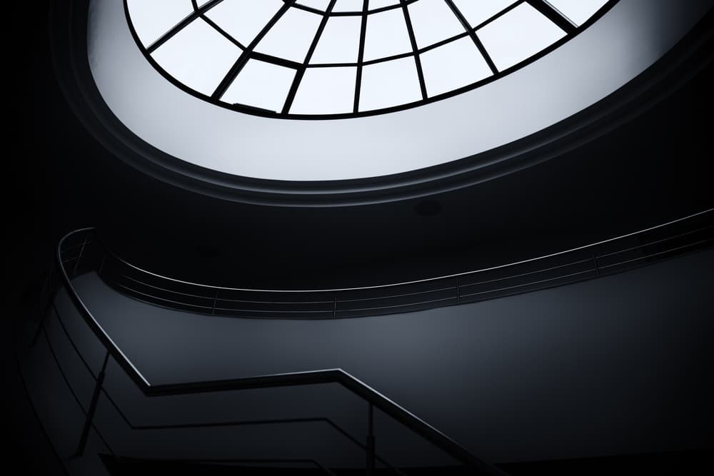 Modern Architectural Skylight by Jeroen van de Wiel — canvas wall art