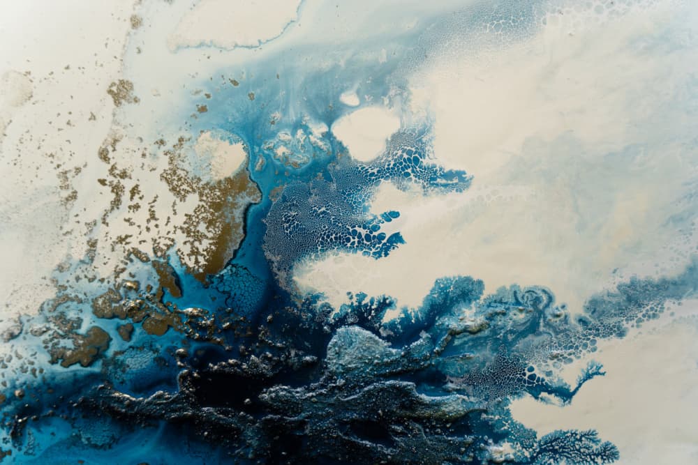 Blue ocean depth - Royal Escape by Petra Meikle de Vlas — canvas wall art