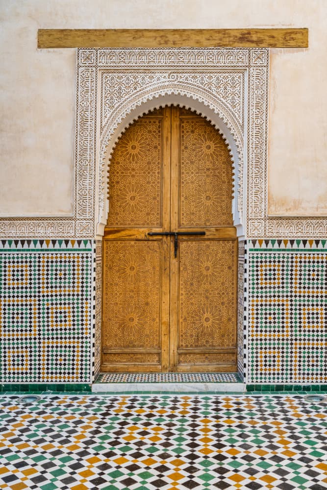 Moroccan Tiled Doorway by Photolovers — canvas wall art