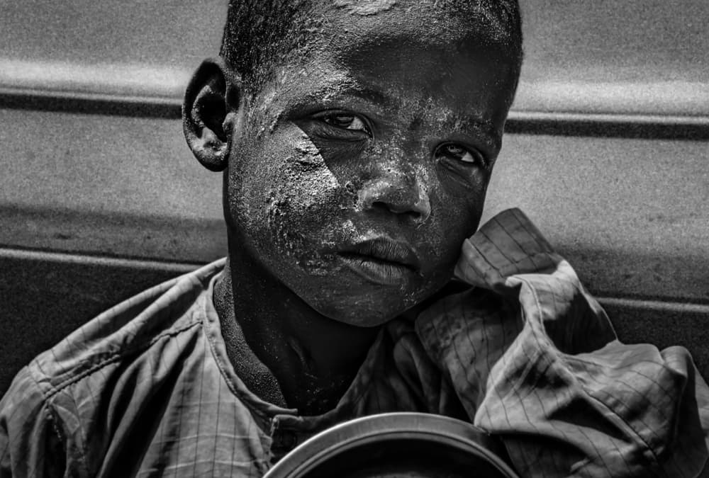 Pensive Dusty Child by Joxe Inazio Kuesta Garmendia — canvas wall art