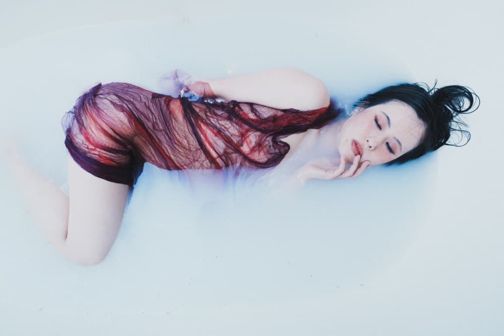 Dreamy Milk Bath by Kurosaki Sangan — canvas wall art