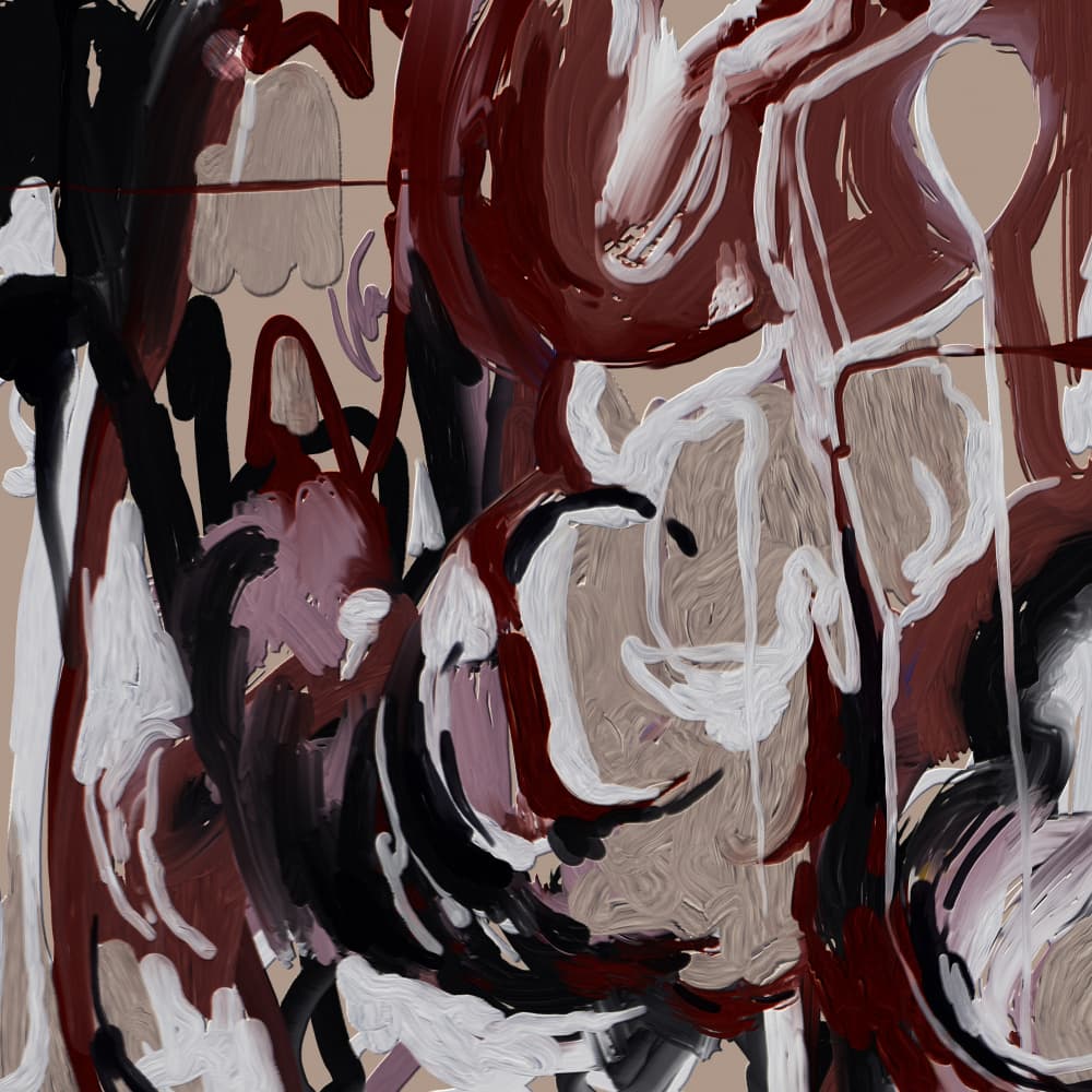 Abstract Fluid Strokes by Josie George — canvas wall art