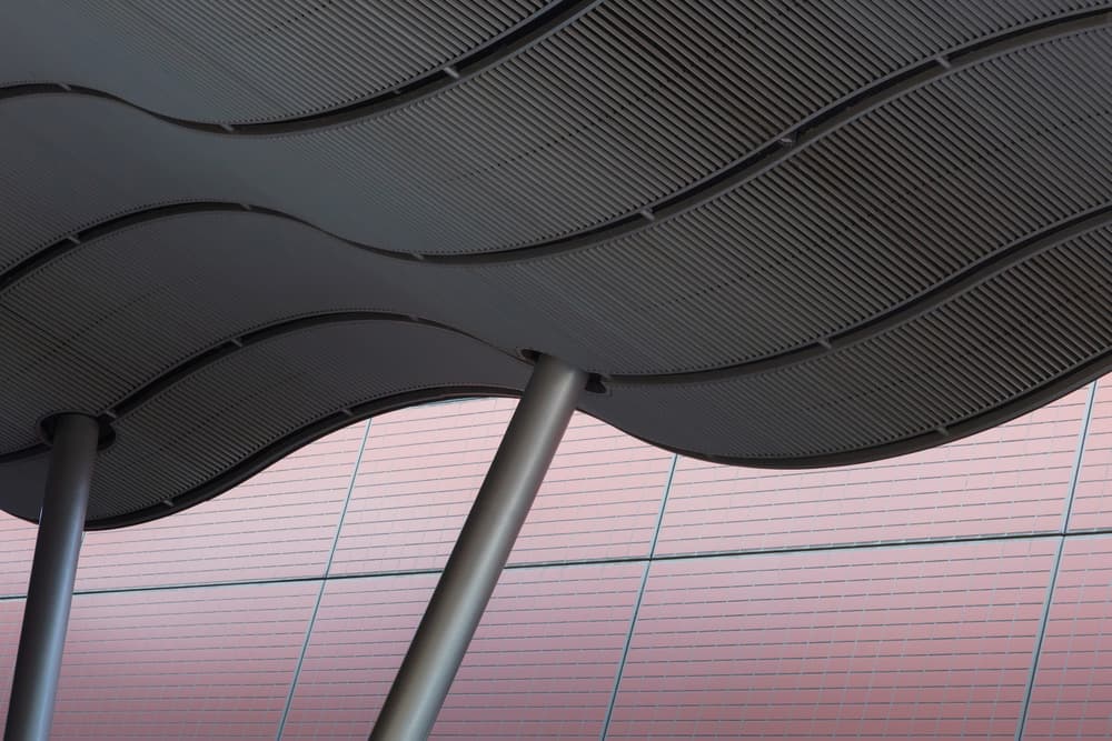 Modern Wavy Architecture by Jeroen van de Wiel — canvas wall art