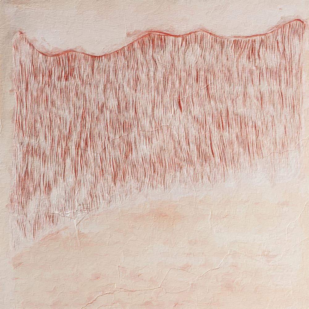 Abstract Red Flow by Alma — canvas wall art