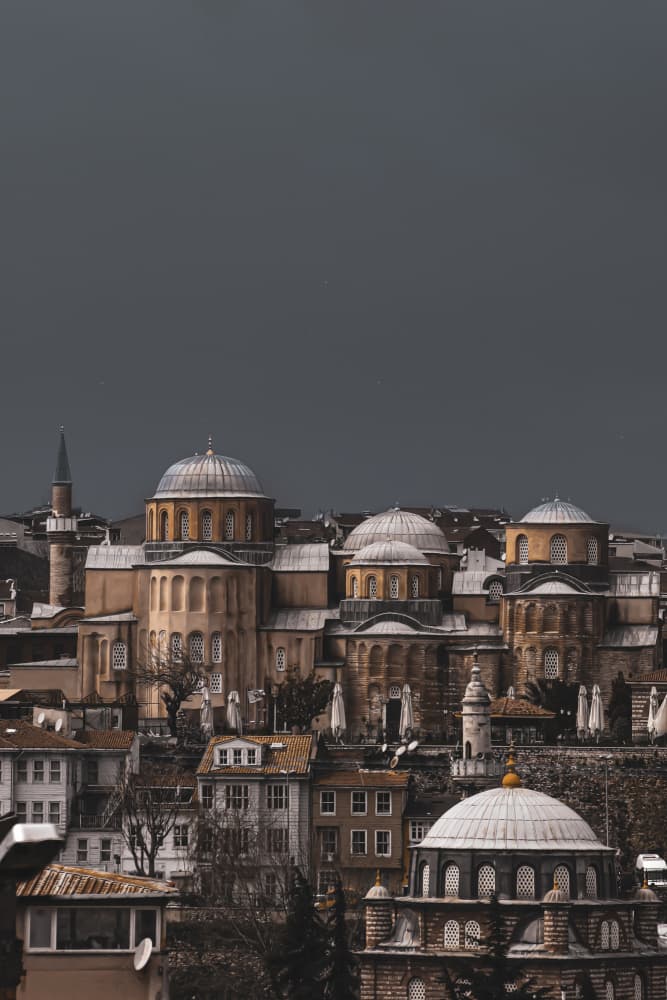 Historic Istanbul Domes by Noureddin Abdulbari — canvas wall art