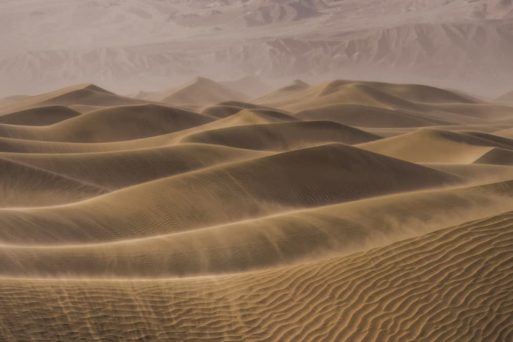 Windswept Desert Dunes by HuongHoang — canvas wall art