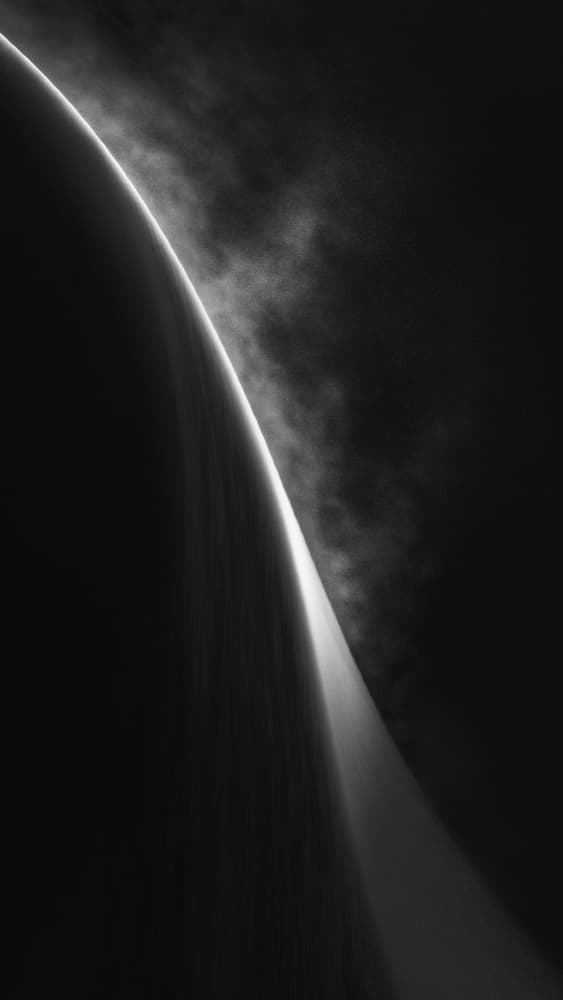 Celestial Crescent Haze by Aidong Ning — canvas wall art