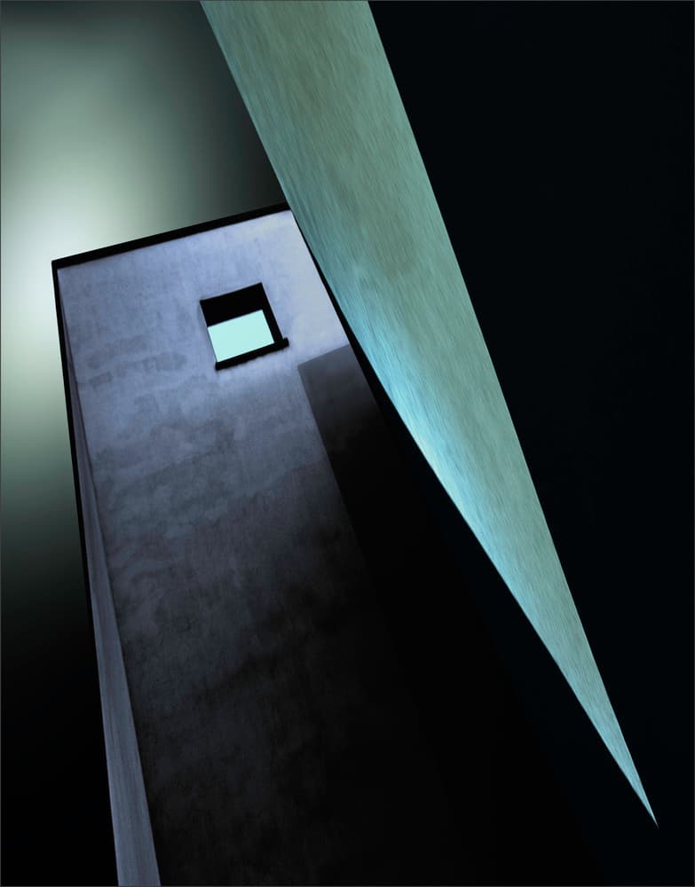 Modern Geometric Light by Gilbert Claes — canvas wall art