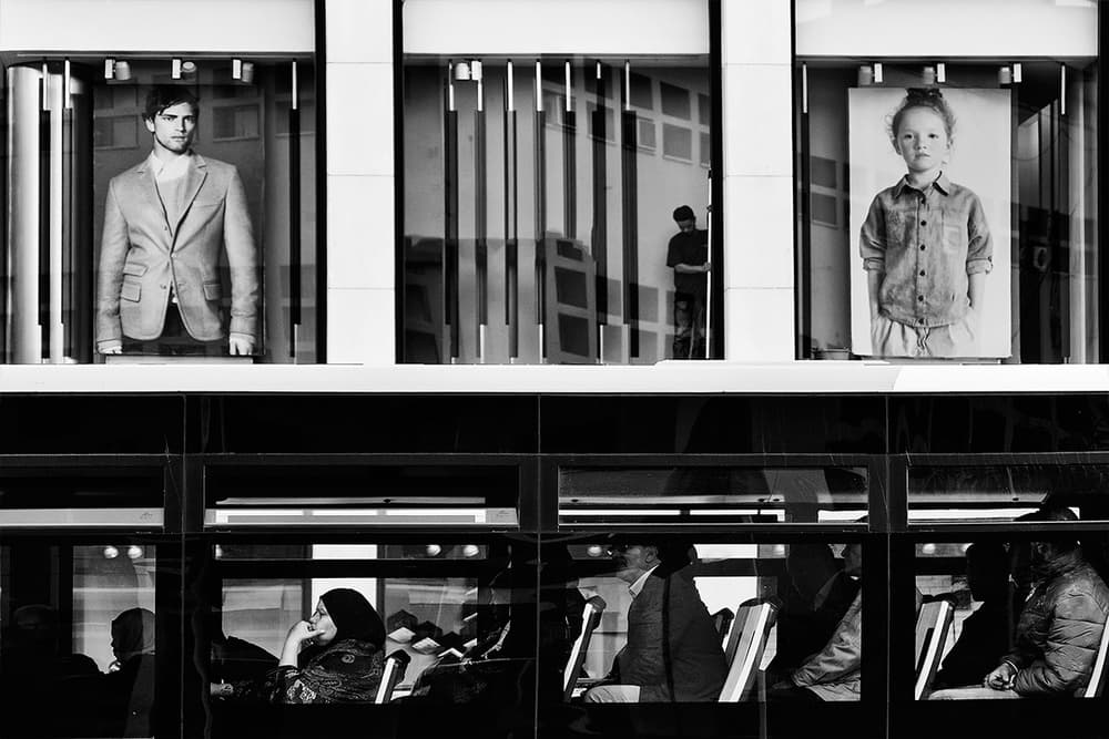 Urban Window Reflections by Roberto Marini — canvas wall art