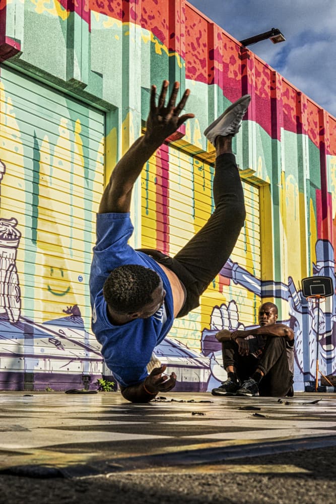 Street Dance Energy by Bego Amare — canvas wall art