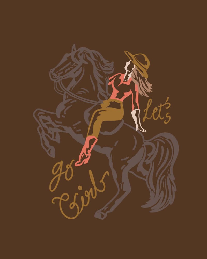 Let's Go Girl by Nikita Jariwala — canvas wall art
