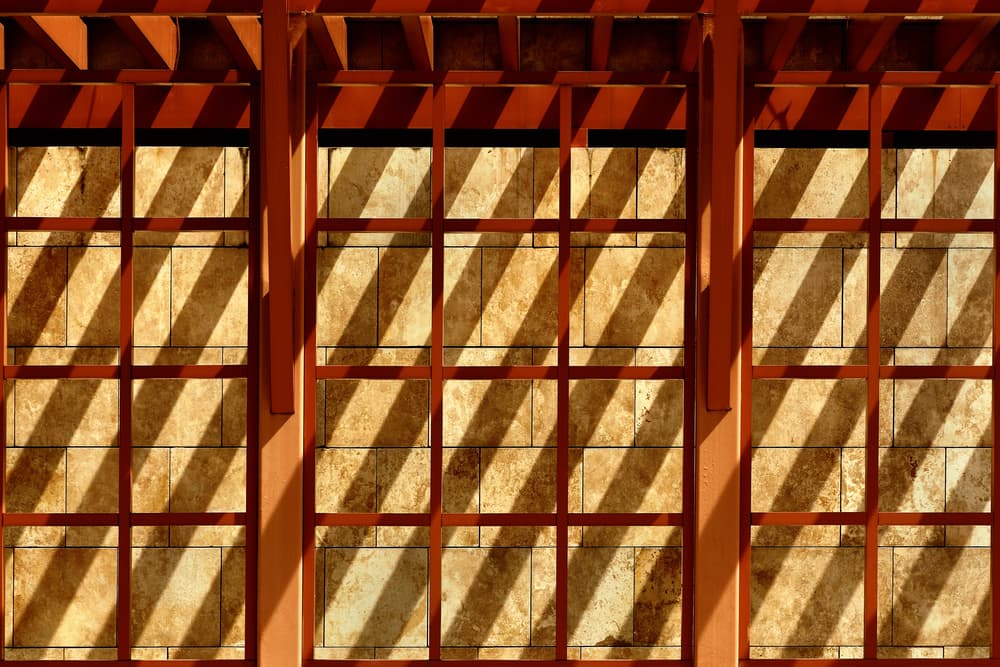 Geometric Sun Shadows by Hans-Wolfgang Hawerkamp — canvas wall art