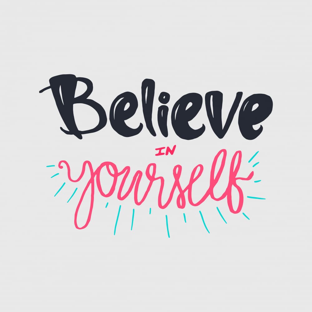 Believe In Yourself Quote by Marika Barsrsind — canvas wall art