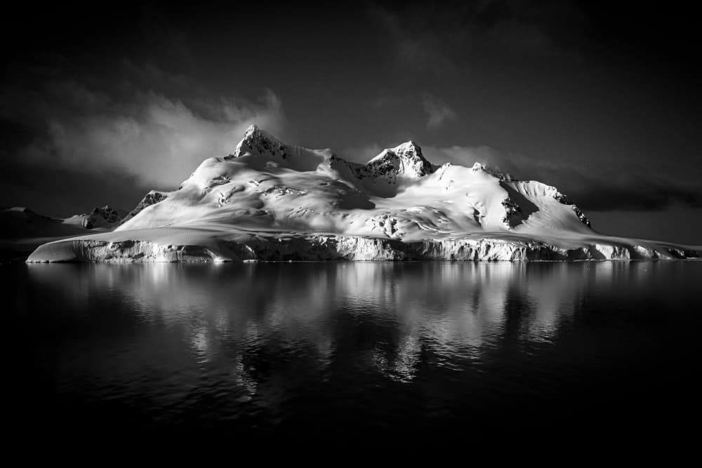 Majestic Winter Reflection by Andreas Woernle — canvas wall art