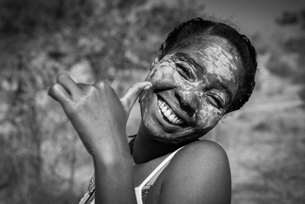 Joyful Painted Smile by António Carreira — canvas wall art