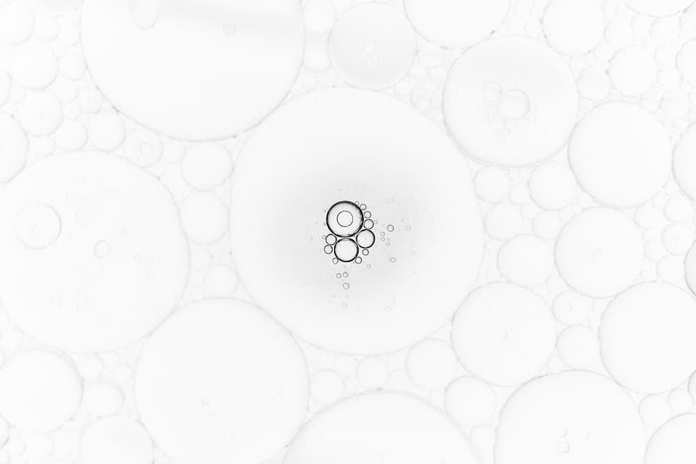 White Liquid Circles by Vladislav Danilov — canvas wall art