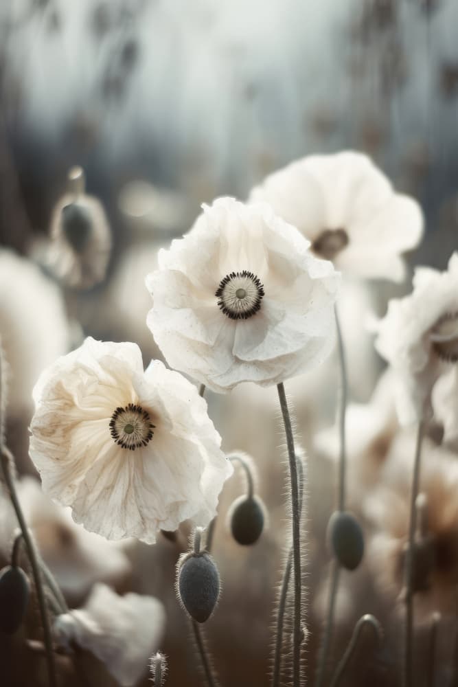 Whispers of Poppies by Treechild — canvas wall art