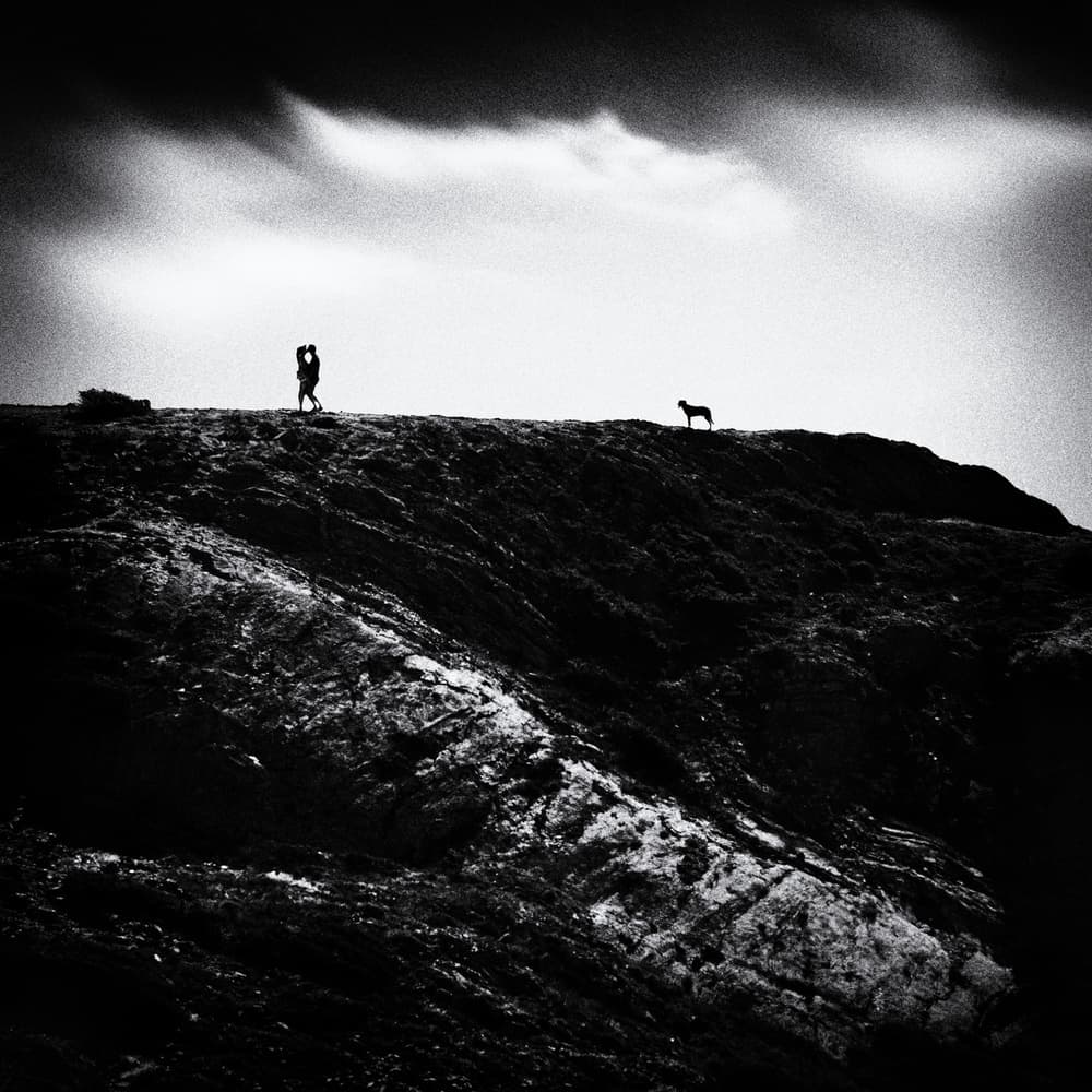 Moody Hilltop Love by Ina Tänzer — canvas wall art