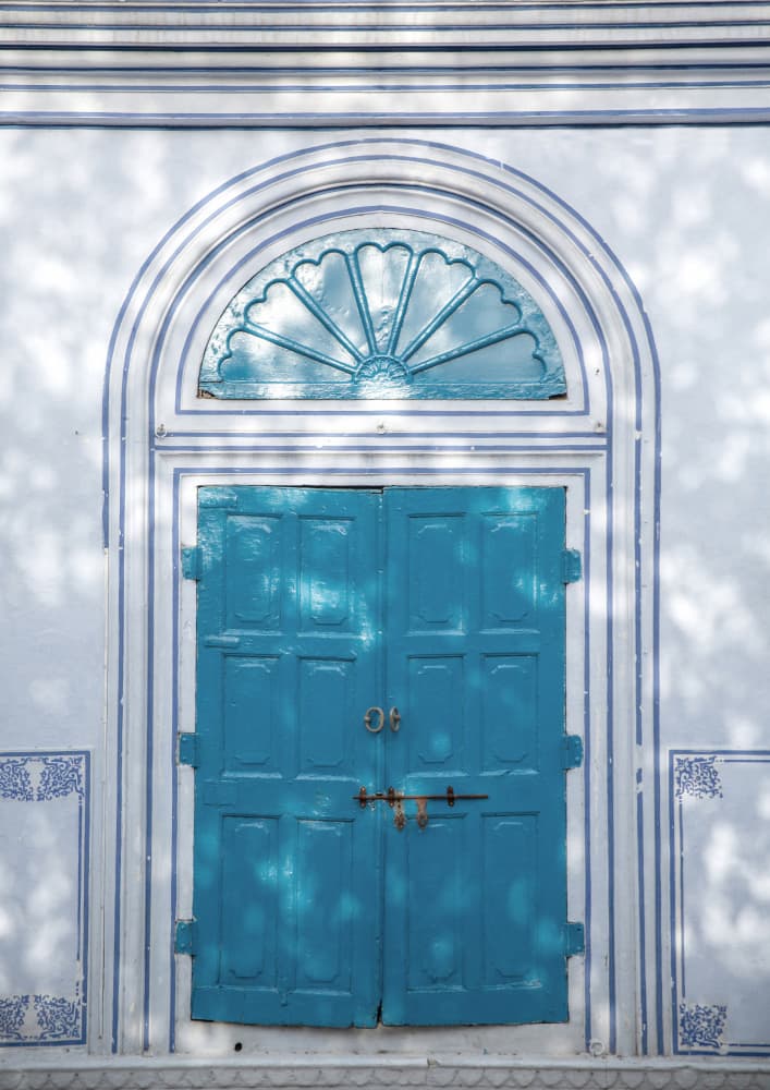 Turquoise Entryway by Shot by Clint — canvas wall art