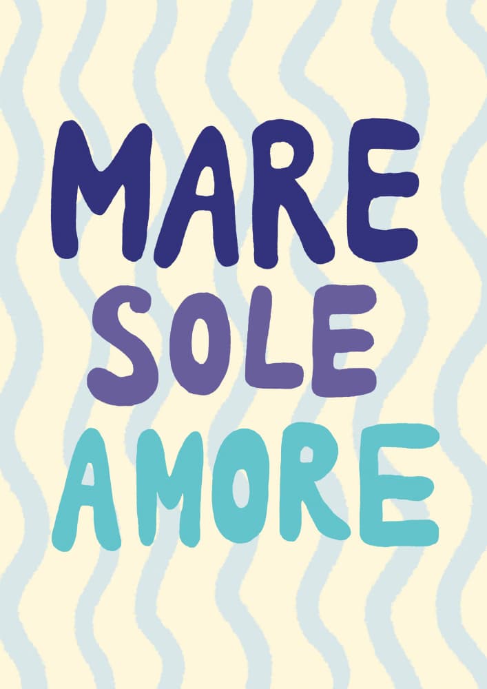 Italian Sea Sun Love